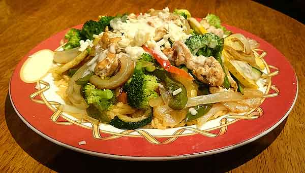 Pollo loco menu item food